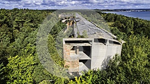 A giant apartment block in Prora