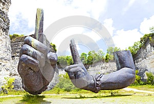 Giant Arms at Bali, Indonesia