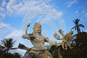 Giant Balinese statue in Nusa Dua complex,Bali,indonesia