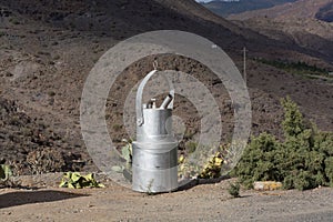 Giant blowtorch in the garden photo