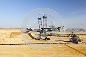 Giant Bucket Wheel Excavator