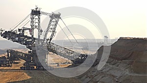 Giant Bucket Wheel Excavator - Opencast mining