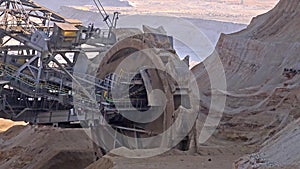 Giant Bucket Wheel Excavator - Opencast mining