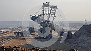 Giant Bucket Wheel Excavator - Opencast mining