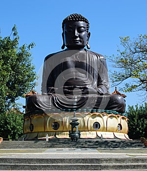 Giant Buddha Statue In Changhua of Bagua Mountain