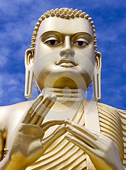 Giant Buddha statue - Dambulla - Sri Lanka photo