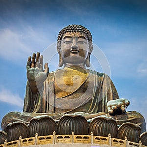 Giant Buddha Statue in Tian Tan