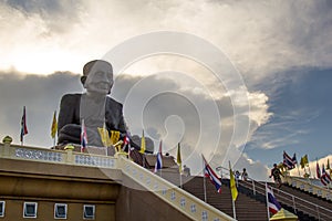 Giant Buddha Statue at Wat Huay Mongkol temple,