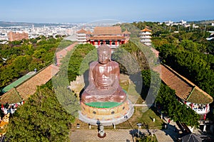 giant Buddhist statue in changhua, taiwan