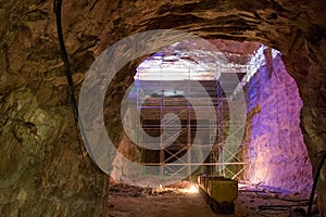 Giant cave in Polish present salt mine