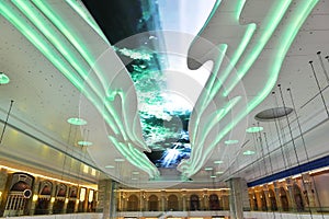 Giant ceiling led screen