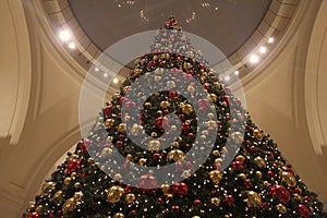Giant Christmas Tree with ornaments