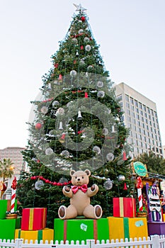 Giant Christmas Tree with Presents