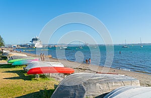 Giant cruise ship Celebrity Solstice