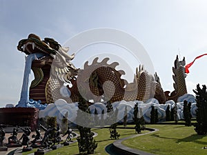 The Giant Dragon in Suphanburi, Thailand