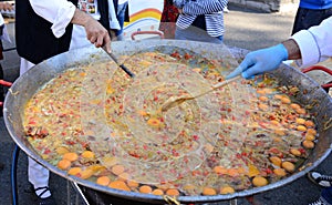 Giant omelette detail photo