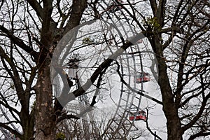 Giant ferris wheel at Vienna Prater