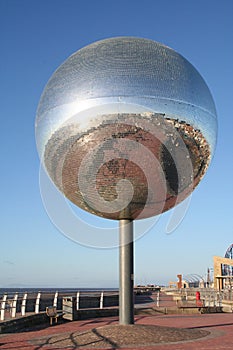 Giant Glitter Ball,Blackpool.