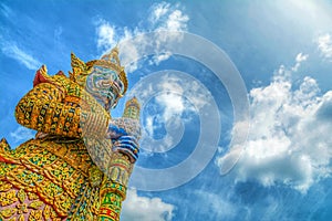 Giant in grand palace of thailand
