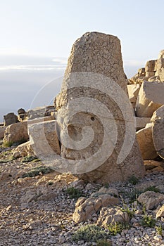 Giant head of Heracles,  tumulus