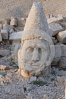 Giant head of Heracles,  tumulus
