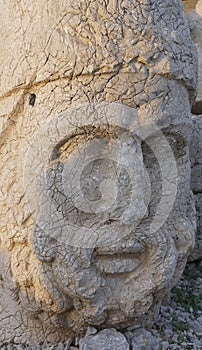 Giant head of Heracles,  tumulus