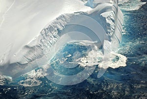 Giant iceberg in the southern ocean photo