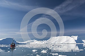 Giant Icebergs of Disko Bay