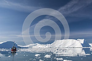 Giant Icebergs of Disko Bay photo
