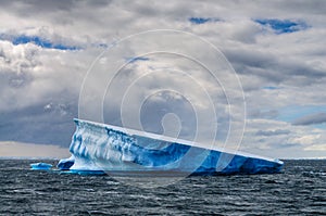Giant Icebergs off the Antarctic Coast