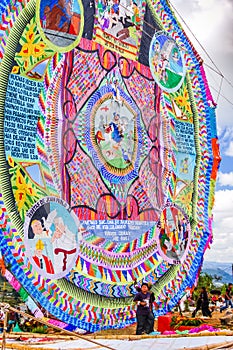 Giant kite, All Saints' Day, Guatemala