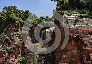 Leshan Buddha near Chengdu, China