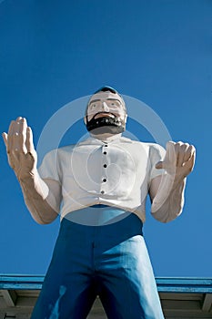 Giant man stature photo