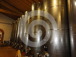 Giant Metal Barrels