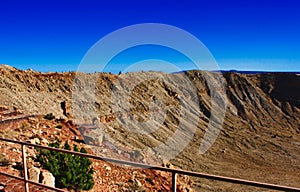 Giant Meteor Crater Near Winslow