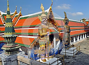 Giant Mosaic Figures Guard the Grand Palace