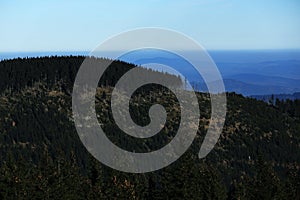 Giant mountains, (czech: Krkonose, Pec pod Snezkou), the northern part of the Czech Republic