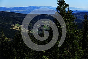 Giant mountains, (czech: Krkonose, Pec pod Snezkou), the northern part of the Czech Republic