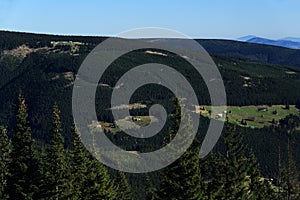 Giant mountains, (czech: Krkonose, Pec pod Snezkou), the northern part of the Czech Republic