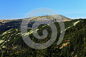 Giant mountains, (czech: Krkonose, Pec pod Snezkou), the northern part of the Czech Republic