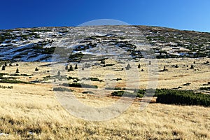 Giant mountains, (czech: Krkonose, Pec pod Snezkou), the northern part of the Czech Republic