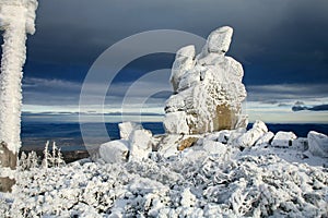 Giant Mountains, Karkonosze Mountains with Slonecznik peak.