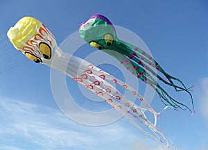 Giant octopus kites