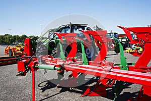 Giant plows in close-ups