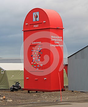 Giant post box, Longyearbyen, Svalbard, Norway