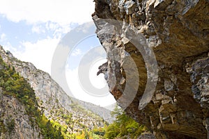 Giant rock with eagle shape like flying