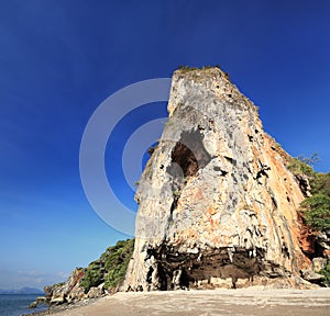 Giant rock near Khao Phing Kan island, Phuket - Thailand photo