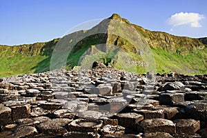 The Giant`s Causeway in Northern Ireland