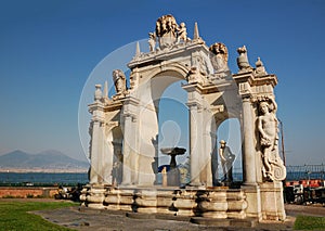 Giant's Fountain, Naples, Italy