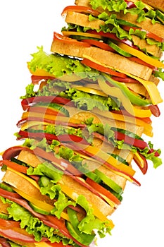 Giant sandwich isolated